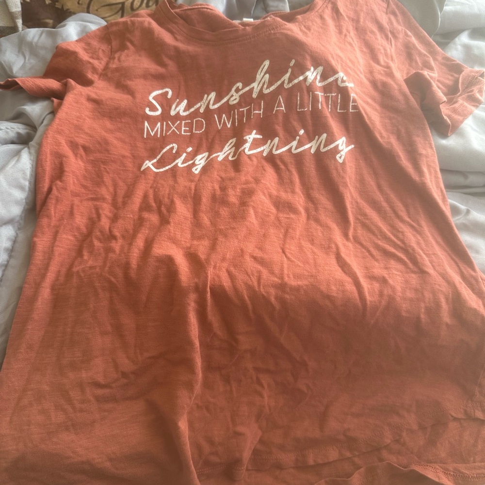 Sunshine Graphic Tee - Orange
